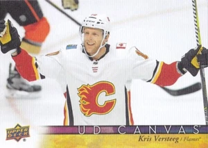 KRIS VERSTEEG 2017-18 17-18 UPPER DECK 2 CANVAS PARALLEL #C133 FLAMES - Picture 1 of 1