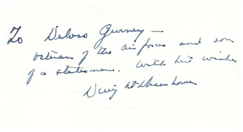 Report on Invasion of Europe & Conquest of Germany Signed by Dwight D Eisenhower Cover