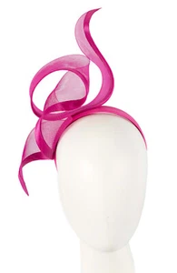 Bespoke design Fuchsia racing fascinator by Fillies Collection Made in Australia - Picture 1 of 5