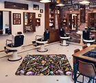 3D Lockenstab NAM1423 Barber Shop Spiel Teppich Mat Elegant Foto Teppich Romy