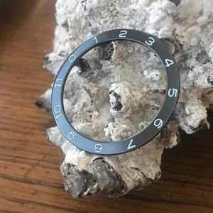 Inserto de bisel de cerámica negro [Spectre] para Seiko SNZH ~ Vendedor de EE. UU. + Envío rápido - Imagen 1 de 8