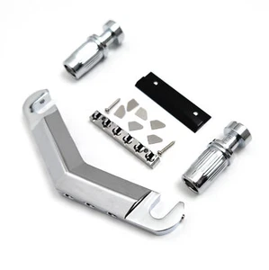 Guitar Stop Bar Tailpiece with Stainless Steel LSR Roller Nut For Gibson LP SG - Picture 1 of 14