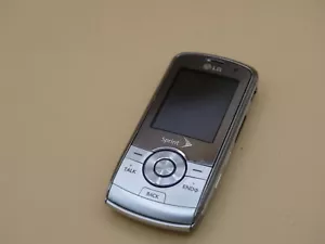 LG LX370 Silver Slide Phone (Sprint) UNTESTED. - Picture 1 of 3