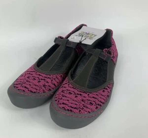 NWT Muk Luks Pink Grey Strap Sport Water Shoes, Womens Size 8 16418 - Picture 1 of 10