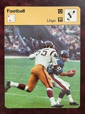1977-79 Sportscaster Set FRAN TARKENTON #22-16 NY GIANTS FOOTBALL LINGO NM/MINT