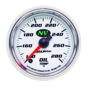 Electric Oil Temperature Gauge 100-280 Degrees NV Series 2 1/16 - Picture 1 of 1