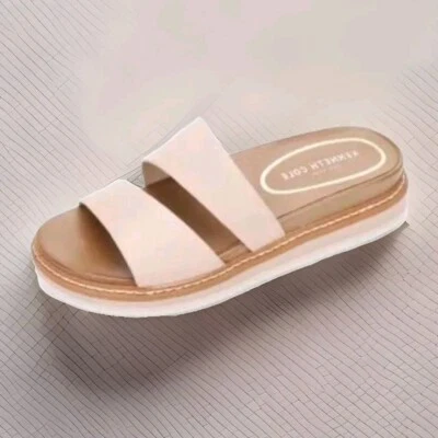 Sandalias KENNETH COLE 10 Deslizables Sin Cordones Rosa Rubor Cómoda Plantilla Plataforma Laney Foto 1 de 3