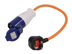 Adaptador de alimentación de red de 3 pines para caravana cable convertidor 240 V CAMPING2898 - Imagen 1 de 1