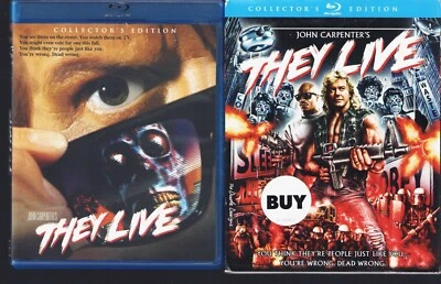 They Live (Blu-ray) 1988 John Carpenter - with Slipcover - Image 1 of 2