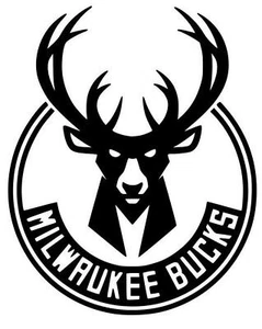 Calcomanía de vinilo pegatina de baloncesto NBA Milwaukee Bucks ventana para coche celda parachoques - Imagen 1 de 1