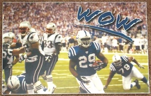 RARISSIMO GIOCO INDIANAPOLIS COLTS AFC CHAMP V PATS - CLINCHING TD - WOW! - Foto 1 di 1
