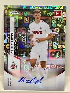 2023-24 Topps Chrome Bundesliga Eric Martel 60 Jahre Auto /60 - Bild 1 von 3
