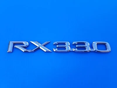 04 05 06 LEXUS RX330 RX 330 TAPA TRASERA CROMO EMBLEMA LOGOTIPO INSIGNIA SÍMBOLO OEM (2006) Foto 1 de 3