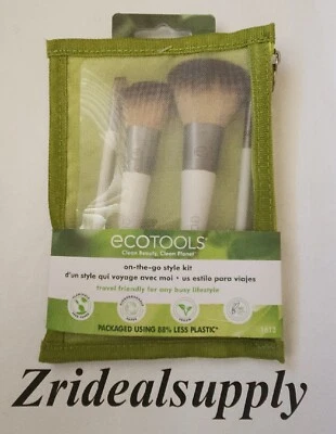 ECOTOOLS On-The-Go Estilo Kit en Bolsa de Viaje Juego de 4 Piezas Foto 1 de 3