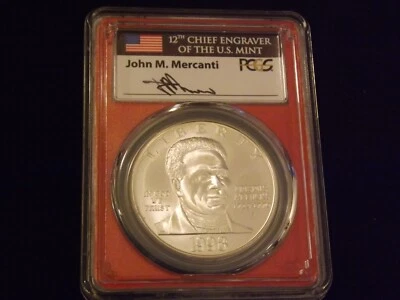 1998-S    $1      CRISPUS  ATTACKS      Mercanti label    PCGS   MS 70 - Image 1 of 2