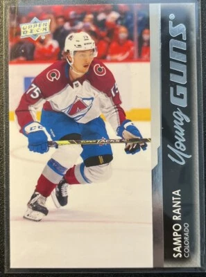 Sampo Ranta YOUNG GUNS Rookie 2021-22 Upper Deck Series 2 Hockey #457 NHL RC - Image 1 of 2