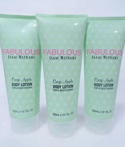 ISAAC MIZRAHI FABULOUS CRISP APPLE BODY LOTION 6.7 OZ (Lot of 3) - Picture 1 of 2