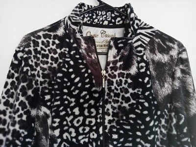 Chaqueta con estampado animal/cebra talla XL blanco y negro de Onque Casuals. Excelente Foto 1 de 4