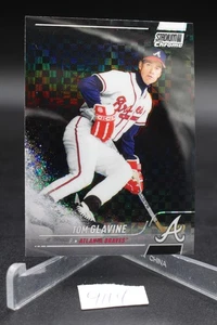 2022 Topps Stadium Club Chrome - Updates Tom Glavine #301 X-Fractor - Picture 1 of 2