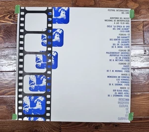 Vintage 1968 Mexico Olympics Poster International Film Festival Michael Gross - Picture 1 of 9