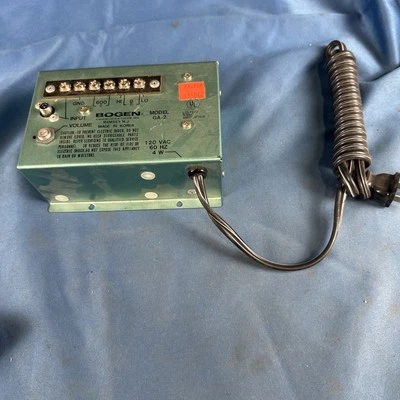 Bogen Model GA-2 ~ 120Vac Utility Amplifier 600ohm 8ohm ~ FREE SHIPPING - Image 1 of 4