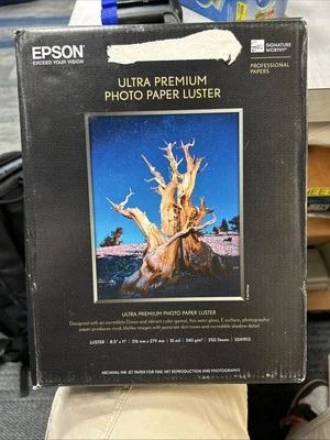 Epson Ultra Premium Photo Paper Luster  (Letter Size) Packs Of 50 Sheets - Image 1 of 2