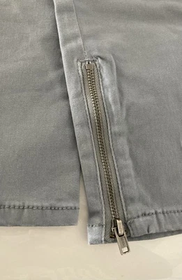 Pantalones grises Mudd retro con cremallera al tobillo para mujer talla 0 utilitarios ajustados FLXStretch nuevos con etiquetas Foto 1 de 4