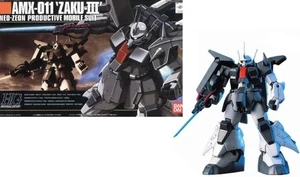 GUNDAM - HGUC AMX-011 Zaku III 1/144 - Model Kit - Foto 1 di 5