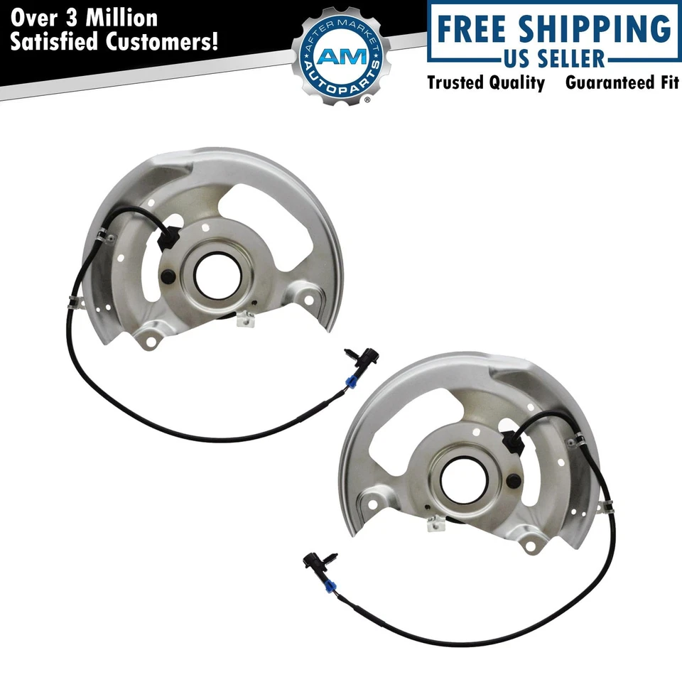 Sensor ABS de rueda delantera con arnés y protector contra el polvo par izquierda y derecha para Chevrolet GMC Foto 1 de 4