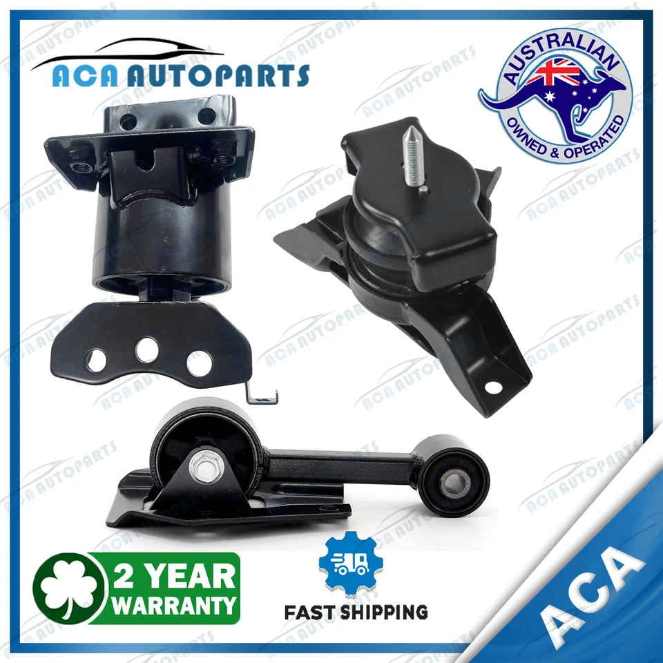 3x Engine Mounts Front Left & Right & Rear for Hyundai Getz 1.4L 1.6L G4EE G4ED - image 1 of 1
