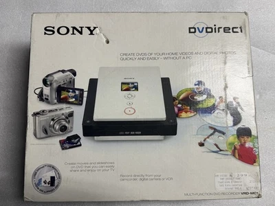Sony VRD-MC1 DVDirect Grabadora DVD USB DV AC Adaptador Discos manuales Foto 1 de 4