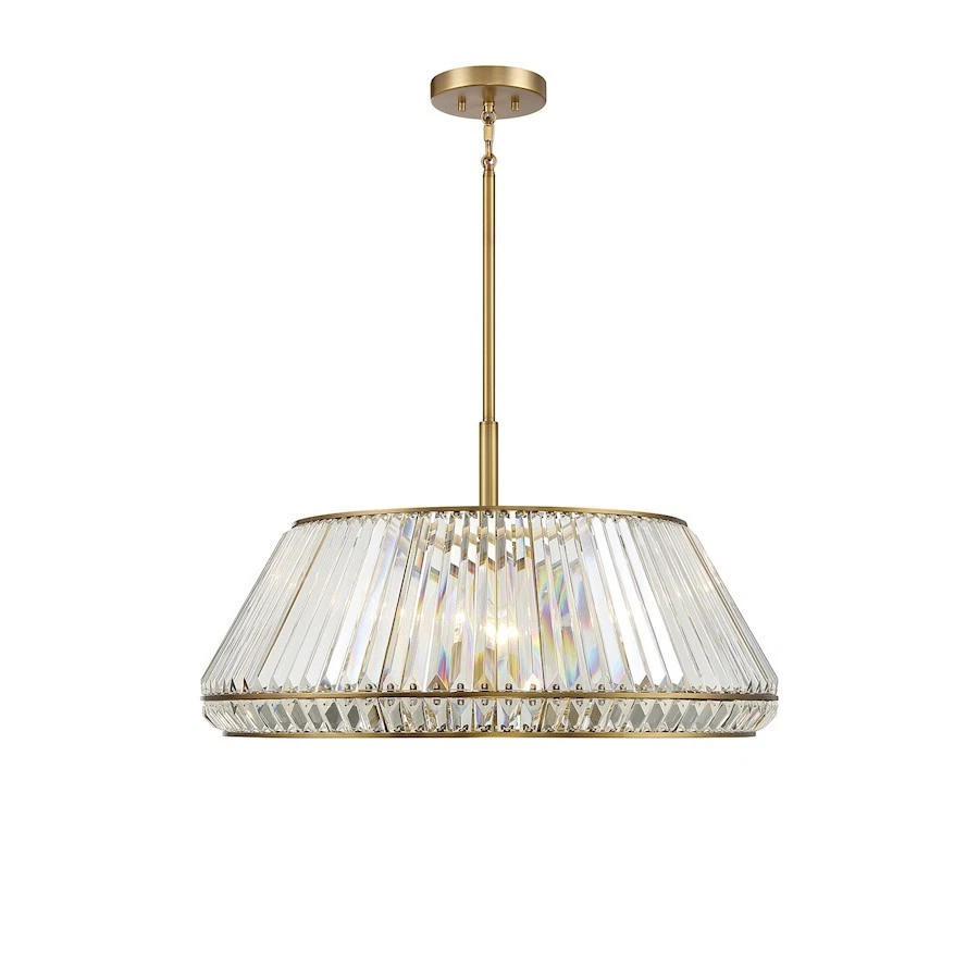 Colgante Savoy House Pyramid 6 luces, latón cálido - 7-1610-6-322 Foto 1 de 1