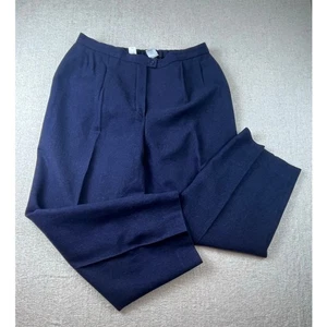 Pantalones informales/vestidos Pendleton para mujer 22W azules 100 % lana virgen - Imagen 1 de 8