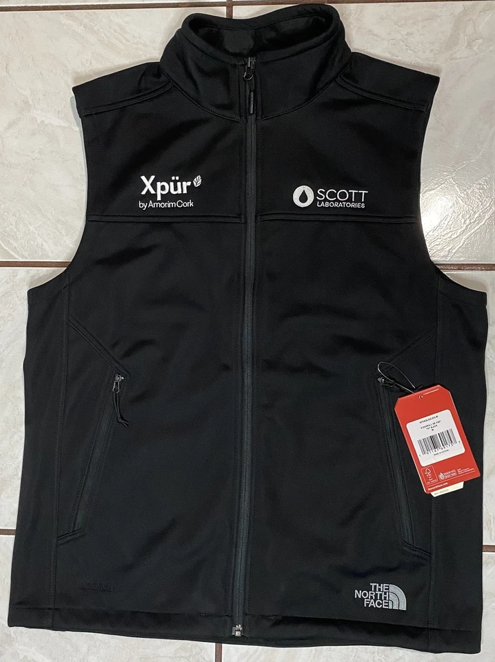 The North Face Ridgeline Soft Shell Vest Windwall Black Epic Research Logo