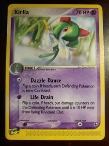 Juego de Pokémon EX Rubí y Zafiro 35/109 Kirlia Tarjeta Poco Común Casi Nuevo - Imagen 1 de 2