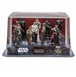 Deluxe 10 pc. Star Wars Rogue One Figure Set From Disney Store - Exclusive! New - Picture 1 of 3