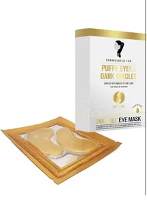 Golden Under Eye Mask For Puffy Eyes  - Picture 1 of 6