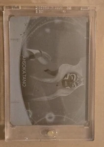 2020 Topps Women Of Star Wars Ahsoka Tano Yellow Printing Plate 1/1 - Picture 1 of 2