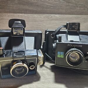 Vintage Polaroid Camera EE66  + Colorpack II UNTESTED black instant