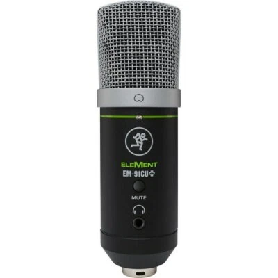 Mackie EM-91CU+ EleMent Series USB Condenser Microphone with Onboard Mute Button - Image 1 of 4