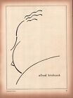 Alfred Hitchcock Caricature - Original 1953 Magazine Advertisement