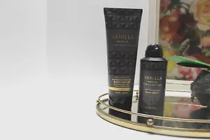 NUOVO Bath & Body Works Uomo Collezione VANILLA NOIR Crema Corpo e Spray Corpo - Foto 1 di 6