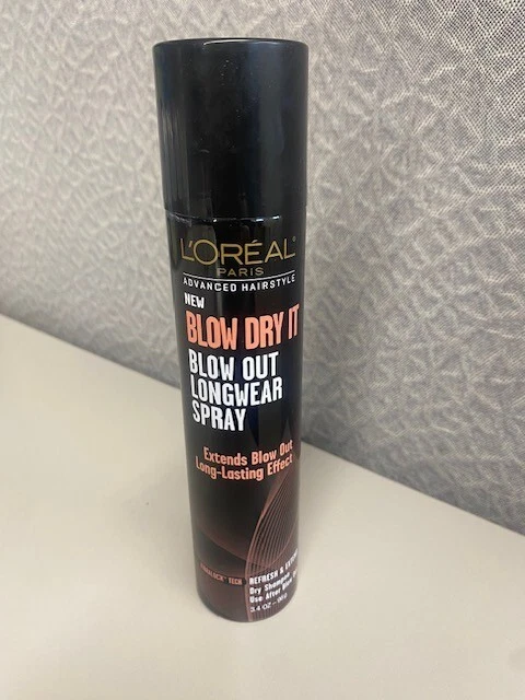 Spray de larga duración L'Oreal Paris Blow Dry It Blow Out, 3,4 oz Foto 1 de 1