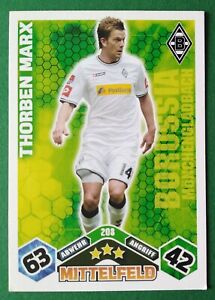 TOPPS Thorben Marx Mönchengladbach Bundesliga 2010/11 Match Attax Trading Card