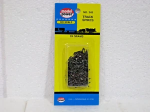 HO SCALE TRACK SPIKES #245 BY MODEL POWER - Picture 1 of 1