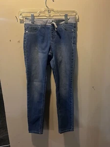Wonder Nation Girls Denim Jean Jeggings Size Lrg 10/12 - A5 - Picture 1 of 4