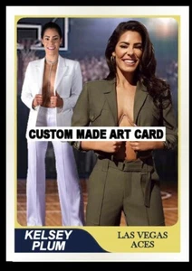 Kelsey Plum Las Vegas Aces Custom ACEO Art Trading Card - Picture 1 of 2