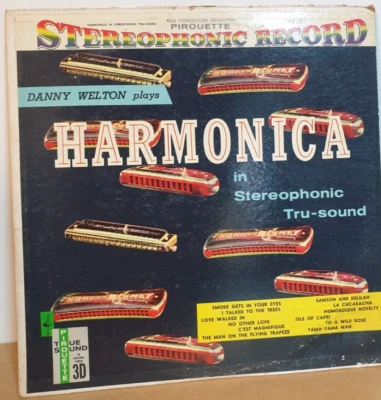 Danny Welton – Danny Welton Plays Harmonica In Stereophonic Tru-Sound - Vinyl LP - Image 1 of 4