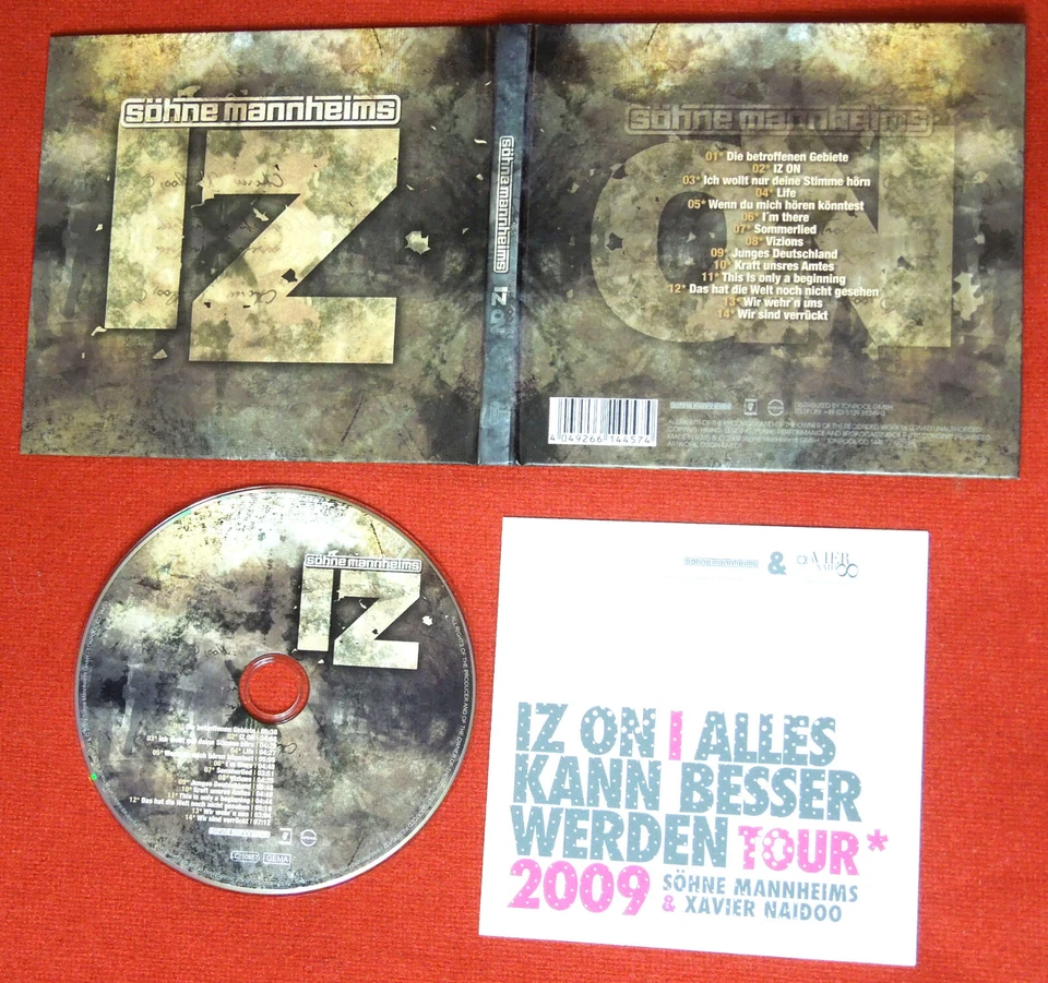 SÖHNE MANNHEIMS Iz On 2009 CD wie NEU MINT Digi-Pack XAVIER NAIDOO Kult Hip Hop - Bild 1 von 1