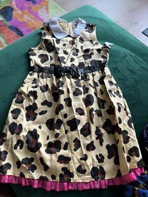 NUEVO SIN ETIQUETAS HARAJUKU MINI VESTIDO PARA TARGET TALLA XL14-16 ESTAMPADO LEOPARDO SIN MANGAS VACACIONES Foto 1 de 4